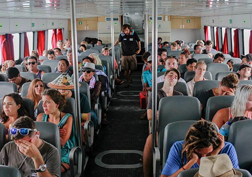 Bali EkaJaya Fast Boat Interior