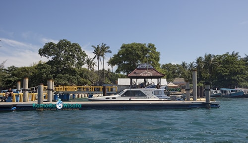 Gili Air Harbor Lombok Indonesia