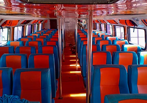 Interior Prabu Fast Boat