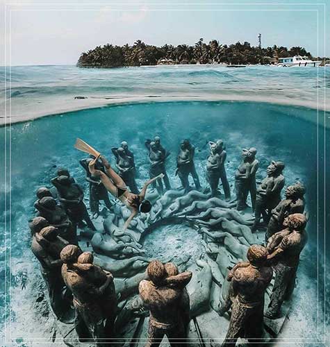 Underwater Sculpture Gili Meno