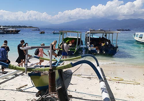 Boat on Gili Trawangan