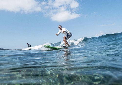 Surf on Nusa Lembongan