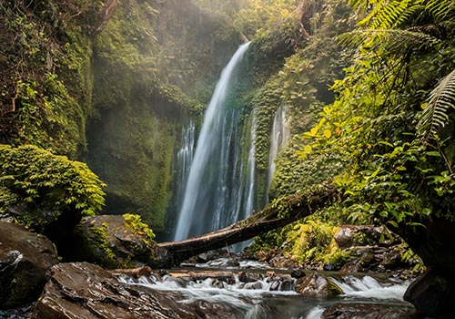 Tiu Kelep Waterfall, North Lombok
